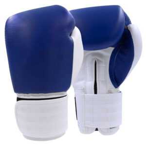 Boxing Bag Gloves Blue White