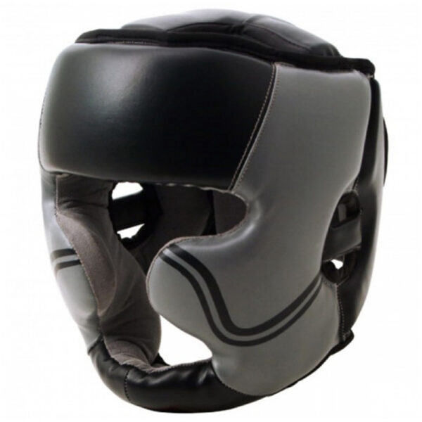 Boxing Head Guard Black Grey