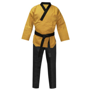 Yellow And Black Taekwondo Gi