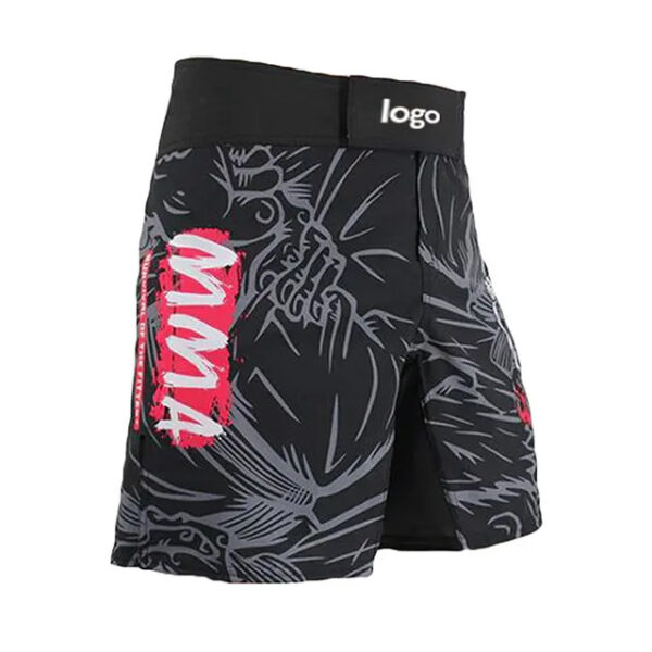 black-mma-shorts-with-grey-printing