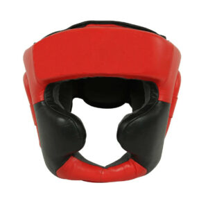 red-and-black-mma-head-guard