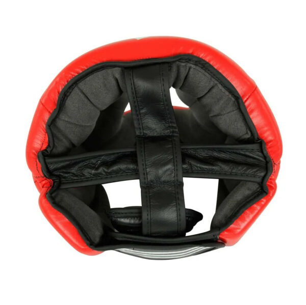 red-and-black-mma-head-guard-uperside