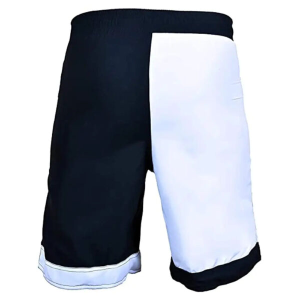 white-and-black-mma-shorts-back