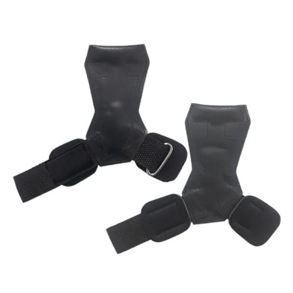 Black Weightlifting Grips