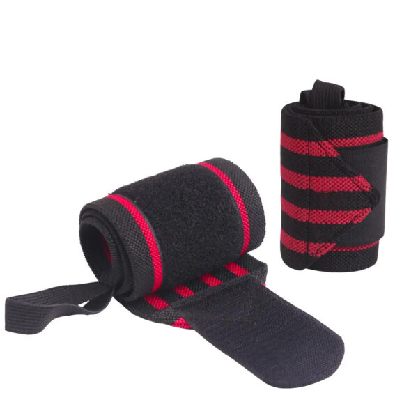 black pink gym wrist wraps