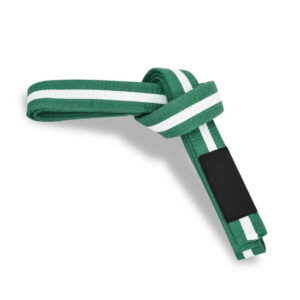 green-white-judo-belt
